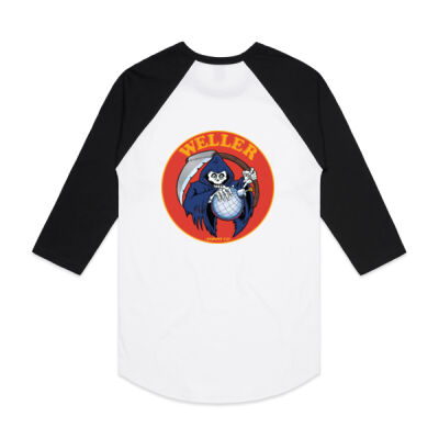 Glitter & Doom 3/4 tee - AS Colour - 3/4 Raglan Baseball Sleeve Tee Thumbnail